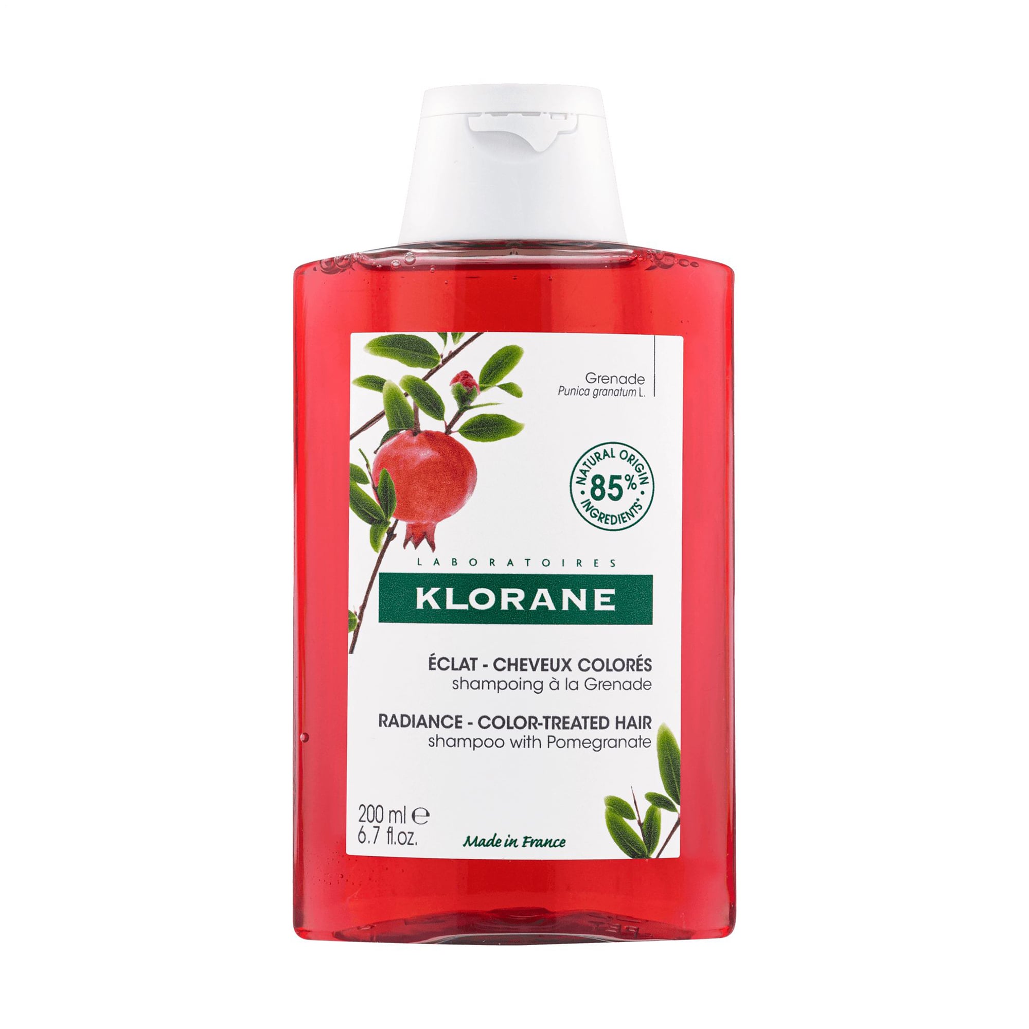 Шампунь Klorane Shampoo with Pomegranate для фарбованого волосся, з екстрактом гранату, 200 мл
