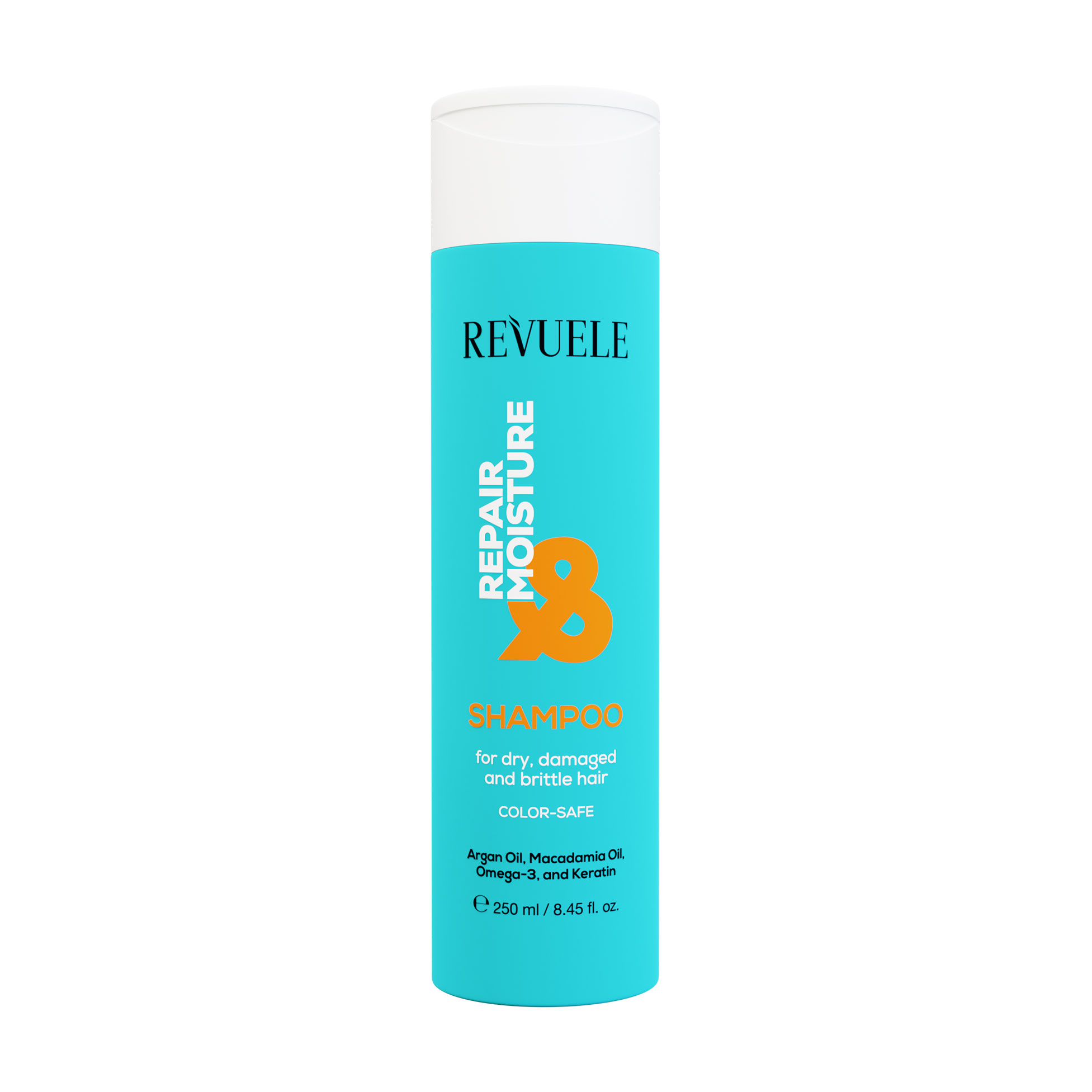 Шампунь Revuele Shampoo Відновлення та зволоження, для сухого та пошкодженого волосся, 250 мл